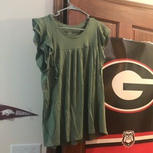 COPY - Green gap blouse